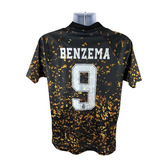 NEW Training Warm Up Benzema #9 Real Madrid Mens Soccer Jersey - Picture 7 of 12